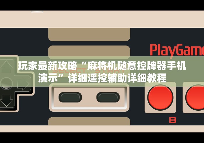 【玩家必看】“控牌器免安装”原来确实真的有挂(详细教程)