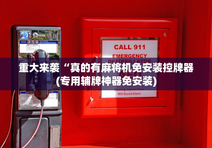 必备科技“麻将机控牌器展示”(原来确实是有插件) 