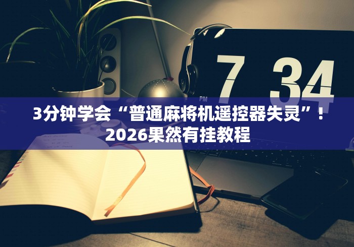 分享实测辅助怎么遥控麻将机2024!其实确实有遥控