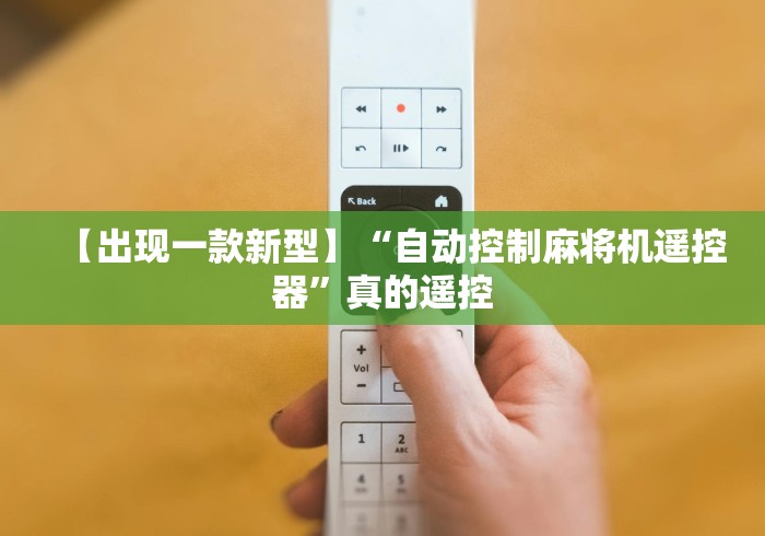 【第一发现】“通用程序麻将机遥控器”(必胜开挂神器)