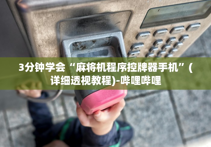 3分钟学会“麻将机程序控牌器手机”(详细透视教程)-哔哩哔哩 3分钟学会“麻将机程序控牌器手机”(详细透视教程)-哔哩哔哩