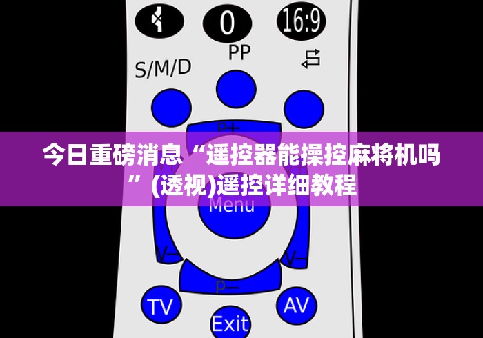 讲解六款麻将机怎么配遥控器”(果然有透视遥控) 讲解六款麻将机怎么配遥控器”(果然有透视遥控)
