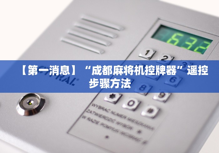 终于知道”泰州麻将机程控器”-遥控神器-包教包会