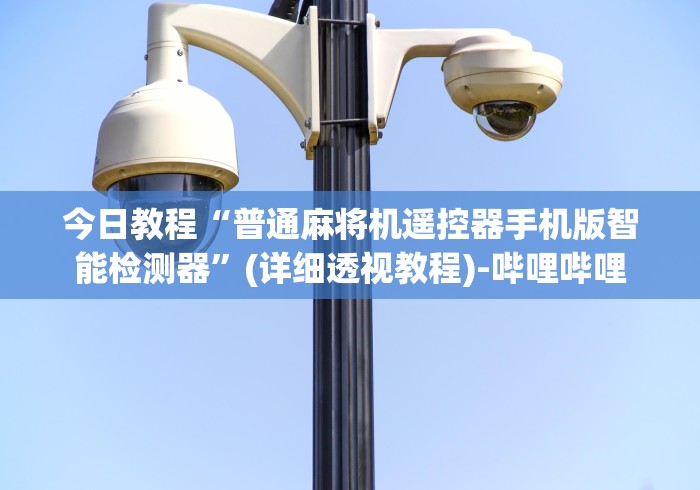 今日教程“普通麻将机遥控器手机版智能检测器”(详细透视教程)-哔哩哔哩