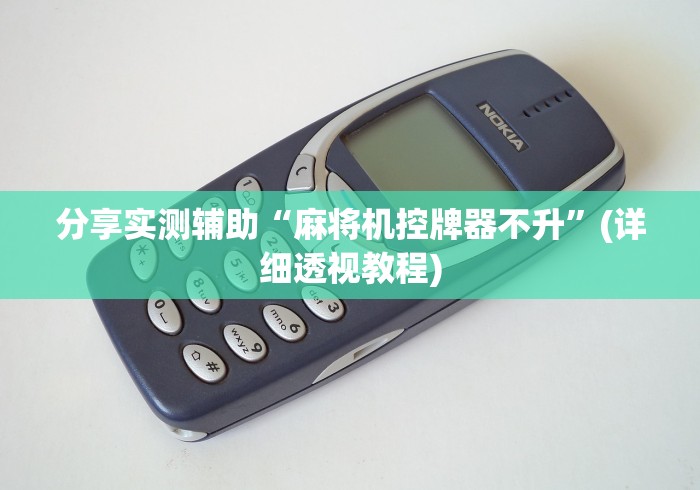 分享实测辅助“麻将机控牌器不升”(详细透视教程)