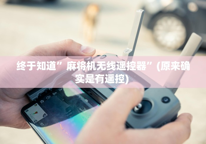 科技媒体实测“白城遥控麻将机”揭秘透视辅助万能挂