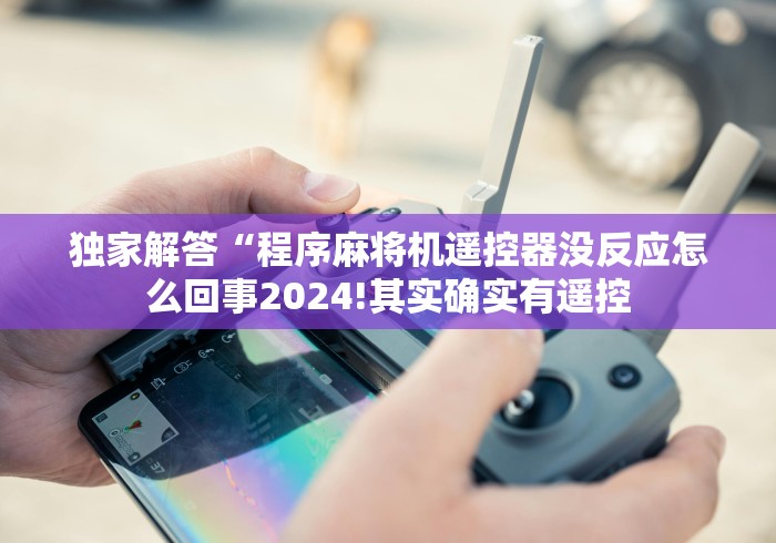 独家解答“程序麻将机遥控器没反应怎么回事2024!其实确实有遥控