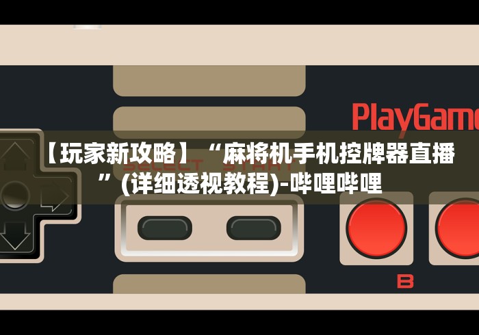 【揭秘一下】“广西麻将机程控器”-必赢神器安装