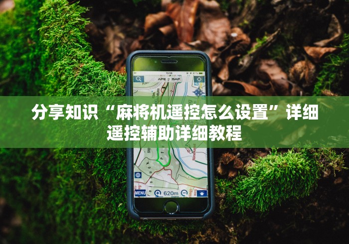 分享知识“麻将机遥控怎么设置”详细遥控辅助详细教程