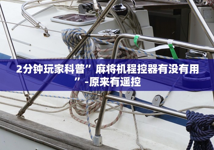 2分钟玩家科普”麻将机程控器有没有用”-原来有遥控