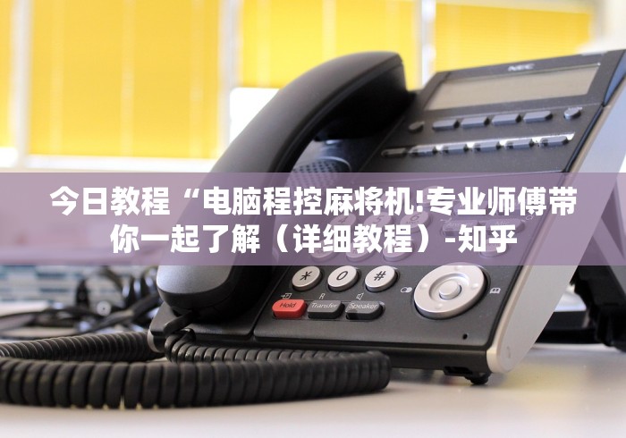 今日教程“电脑程控麻将机!专业师傅带你一起了解（详细教程）-知乎