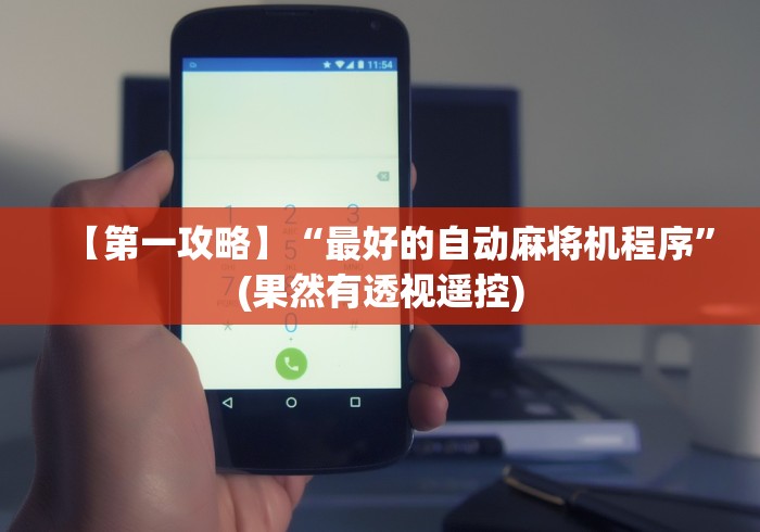 【第一攻略】“最好的自动麻将机程序”(果然有透视遥控)