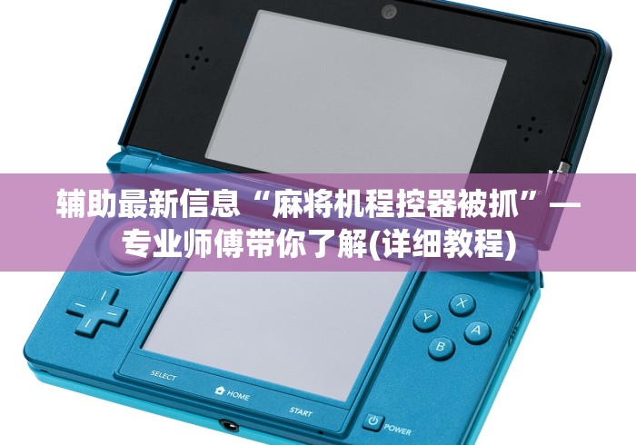 辅助最新信息“麻将机程控器被抓”—专业师傅带你了解(详细教程)