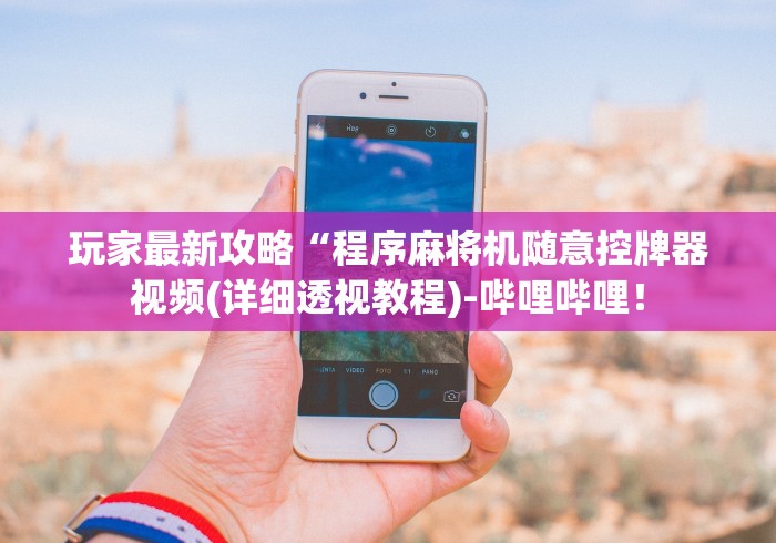 玩家最新攻略“程序麻将机随意控牌器视频(详细透视教程)-哔哩哔哩！