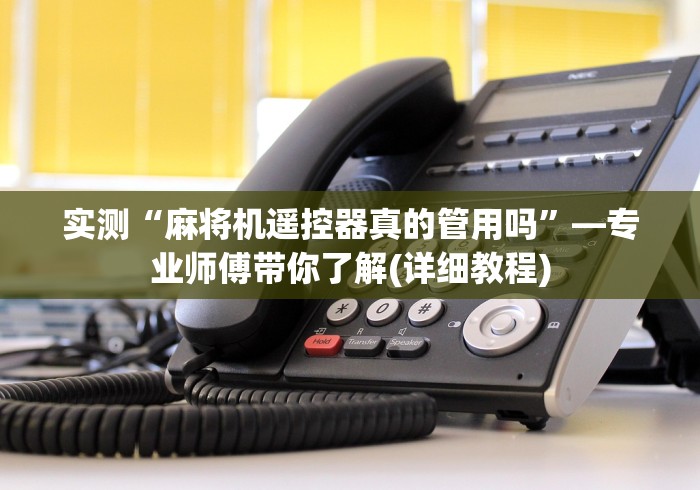 实测“麻将机遥控器真的管用吗”—专业师傅带你了解(详细教程)