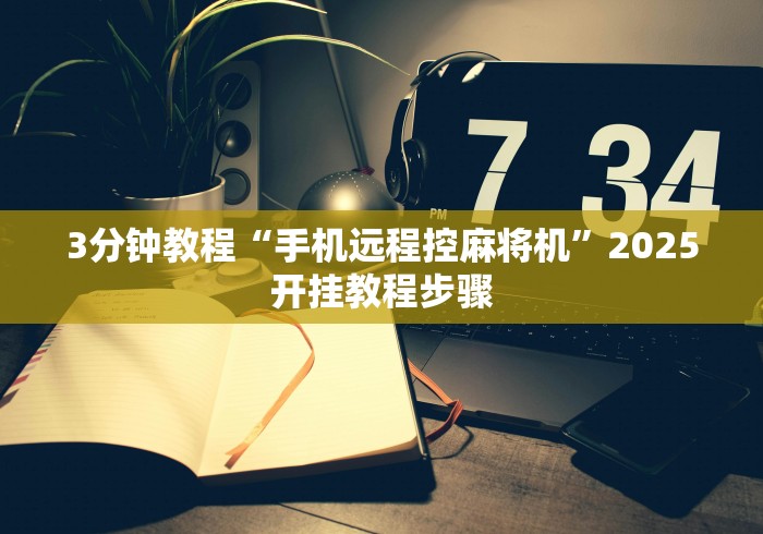 3分钟教程“手机远程控麻将机”2025开挂教程步骤 3分钟教程“手机远程控麻将机”2025开挂教程步骤