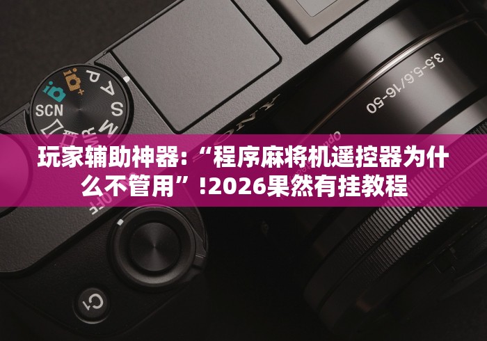玩家辅助神器:“程序麻将机遥控器为什么不管用”!2026果然有挂教程 玩家辅助神器:“程序麻将机遥控器为什么不管用”!2026果然有挂教程