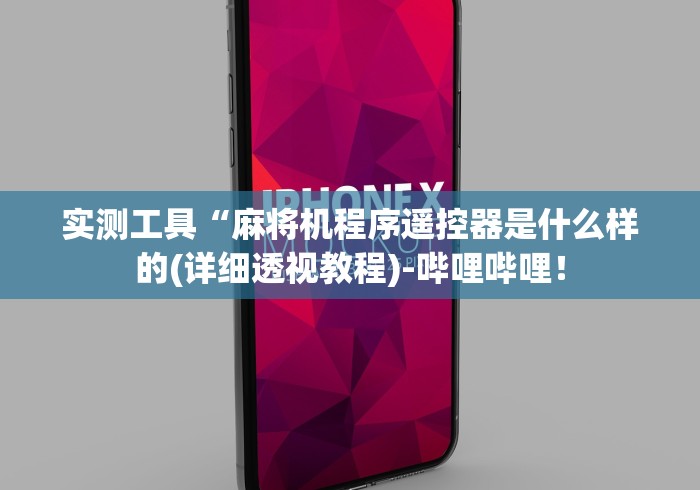 实测工具“麻将机程序遥控器是什么样的(详细透视教程)-哔哩哔哩! 实测工具“麻将机程序遥控器是什么样的(详细透视教程)-哔哩哔哩!