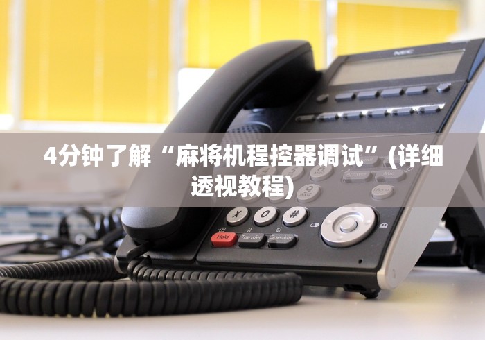 4分钟了解“麻将机程控器调试”(详细透视教程) 4分钟了解“麻将机程控器调试”(详细透视教程)