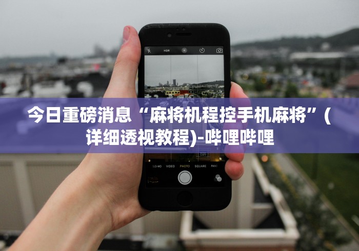 今日重磅消息“麻将机程控手机麻将”(详细透视教程)-哔哩哔哩