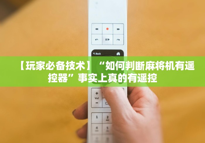 【玩家必备技术】“如何判断麻将机有遥控器”事实上真的有遥控 【玩家必备技术】“如何判断麻将机有遥控器”事实上真的有遥控