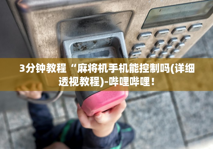 3分钟教程“麻将机手机能控制吗(详细透视教程)-哔哩哔哩！