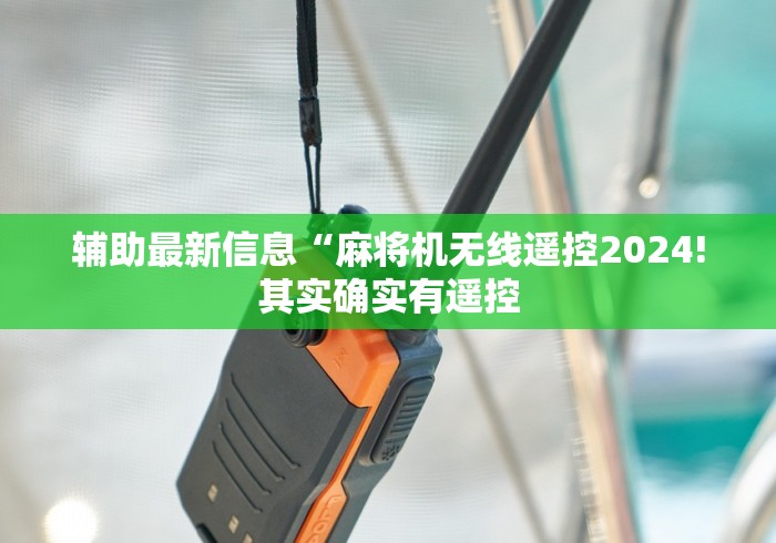 辅助最新信息“麻将机无线遥控2024!其实确实有遥控