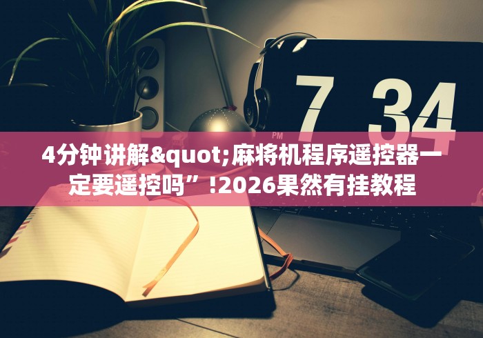 4分钟讲解"麻将机程序遥控器一定要遥控吗”!2026果然有挂教程