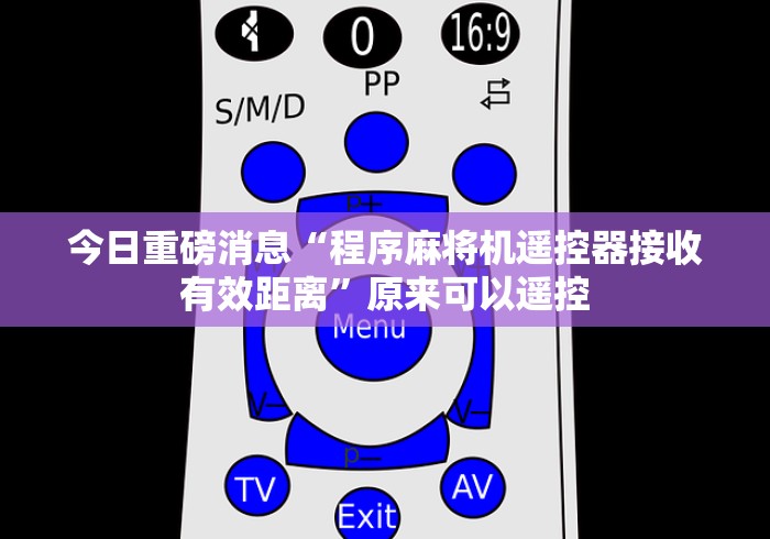 今日重磅消息“程序麻将机遥控器接收有效距离”原来可以遥控