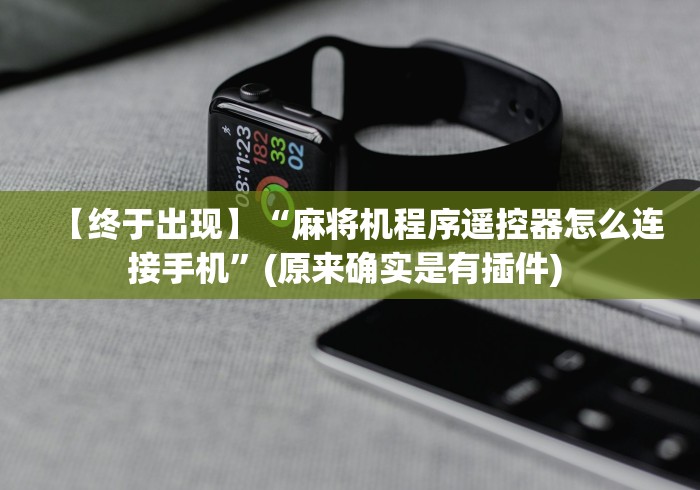 【终于出现】“麻将机程序遥控器怎么连接手机”(原来确实是有插件) 