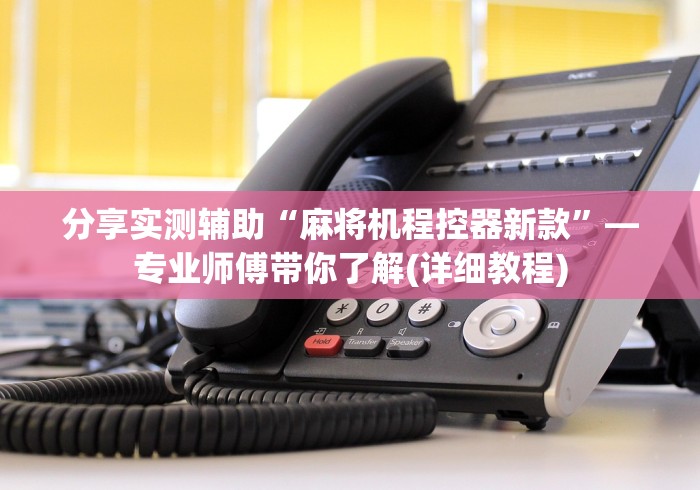 分享实测辅助“麻将机程控器新款”—专业师傅带你了解(详细教程)