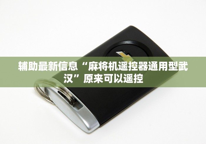 【玩家必看】“四口麻将机作弊遥控器”-详细教程