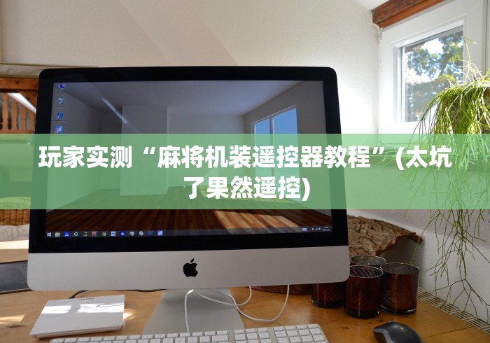 玩家实测“麻将机装遥控器教程”(太坑了果然遥控) 玩家实测“麻将机装遥控器教程”(太坑了果然遥控)