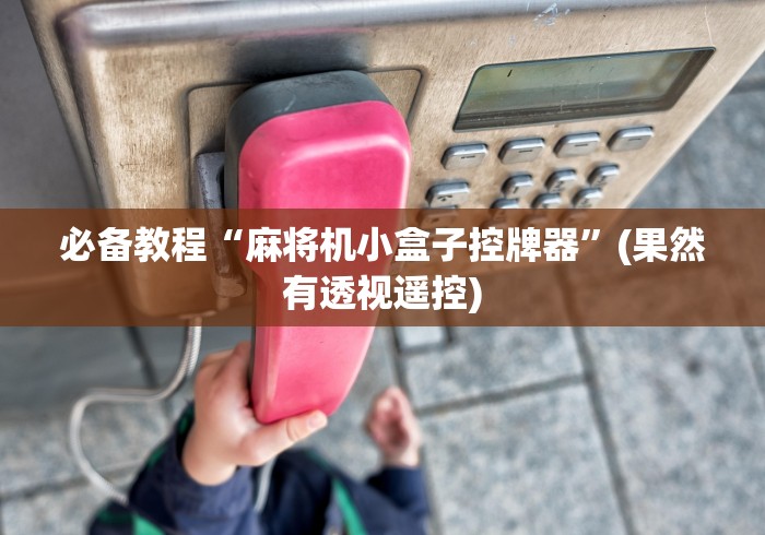 必备教程“麻将机小盒子控牌器”(果然有透视遥控)