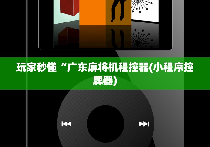 玩家秒懂“广东麻将机程控器(小程序控牌器)
