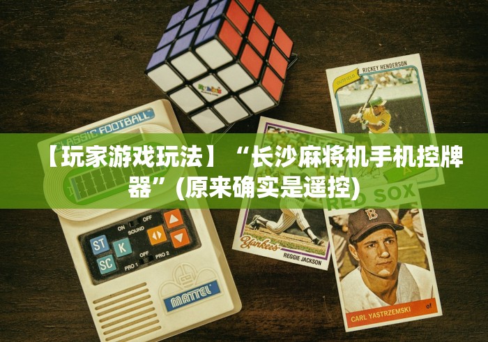【玩家游戏玩法】“长沙麻将机手机控牌器”(原来确实是遥控)
